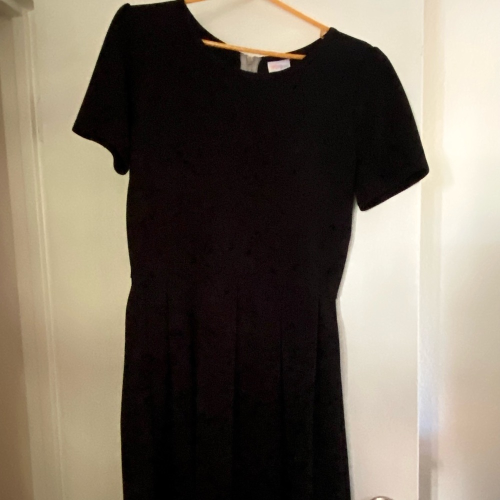 LuLaRoe AMELIA Black Dress